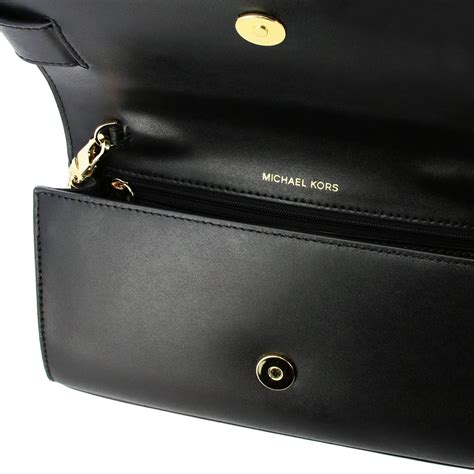 buy michael kors women's black michael lana clutch|michael kors black clutch.